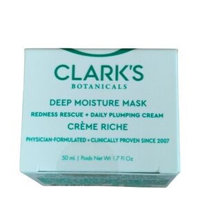 Clark's Botanicals Moisture Mask Redness Recue+Daily Plumbing Cream